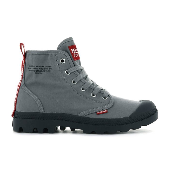 Bottes Palladium Pampa Hi Dare Femme Grise | FR XFI053O